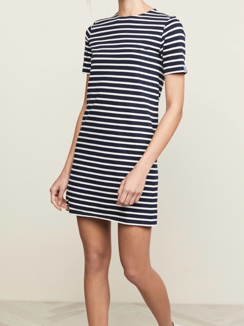 KULE Tee Dress Navy and White Size Large in perfect condition